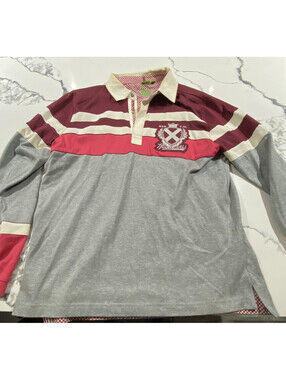 HUGO BOSS SHIRT Long Sleeve Gym Rugby Sz Men's M